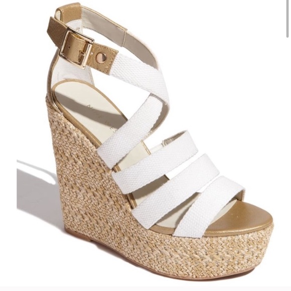 nine west platform wedges